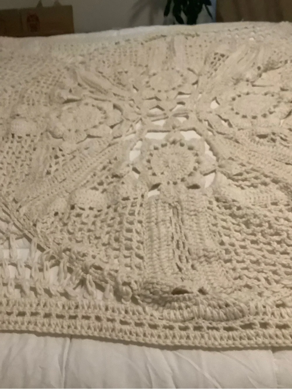 Anthropologie Aspen knit crochet throw❤️❤️❤️❤️